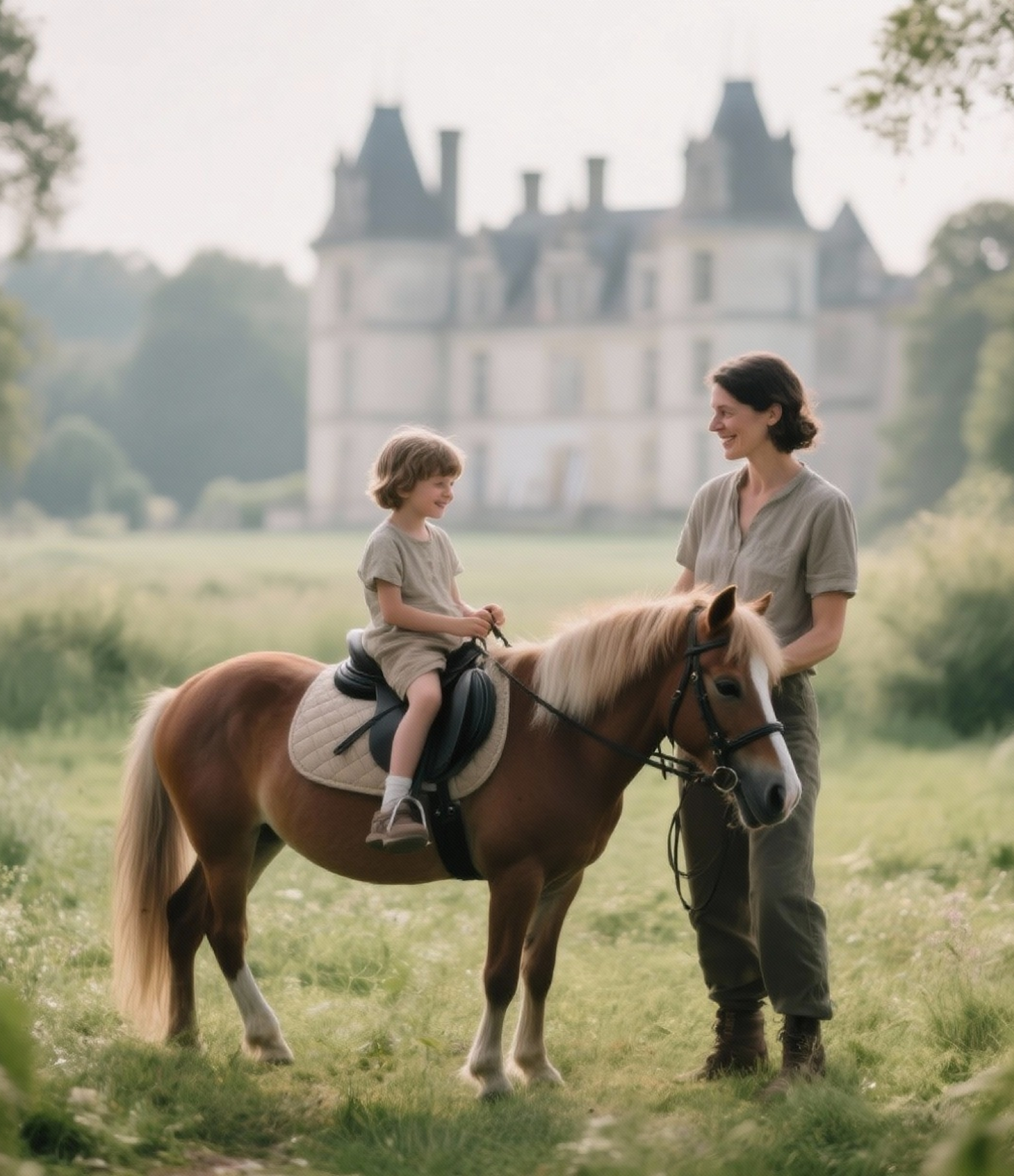 Initiation et promenade à poney